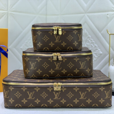 Replica Louis Vuitton Packing Cube Pm/Mm/Gm Brown